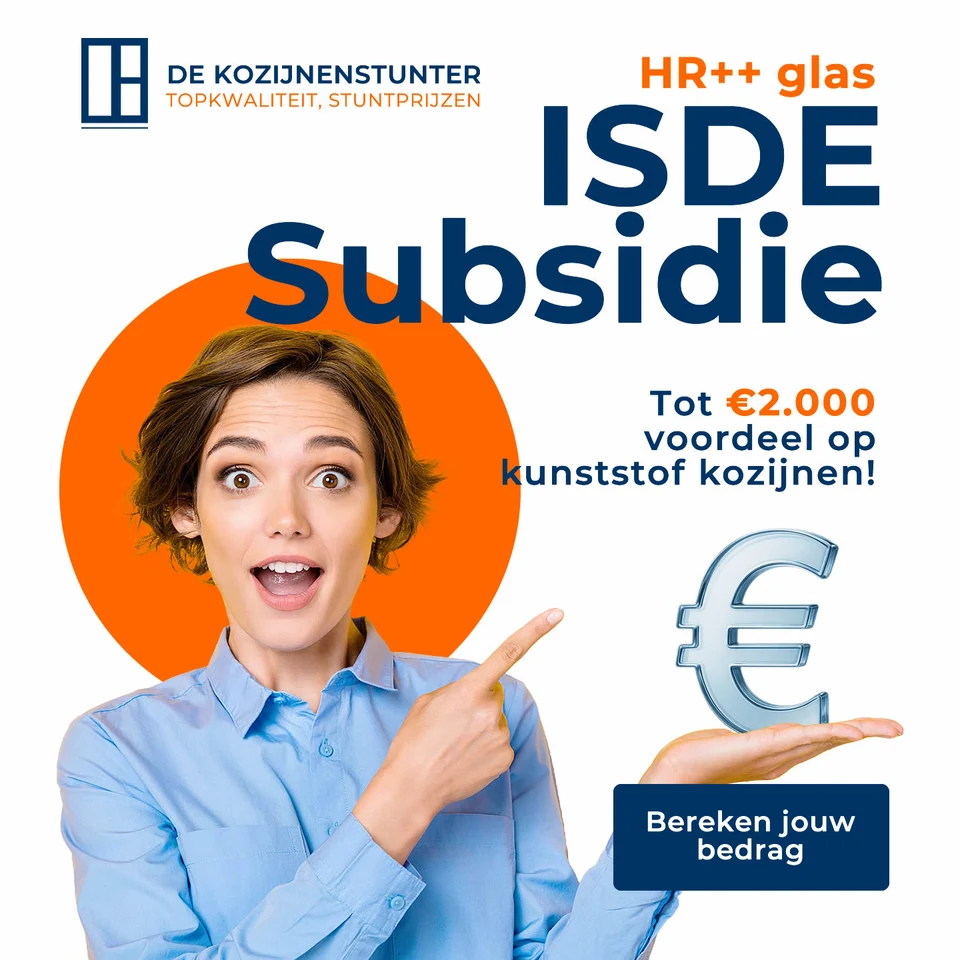Historische ISDE-subsidieadvertentie van De Kozijnenstunter
